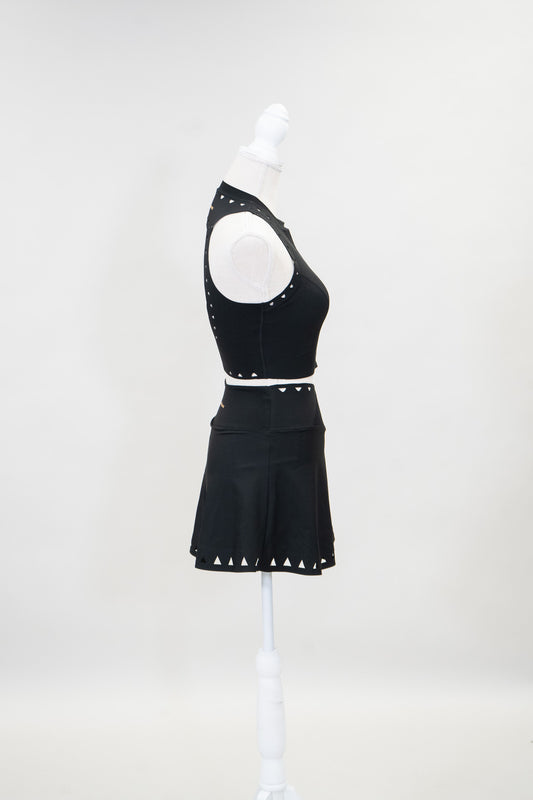 The Epic Sport Skirt Set - Black