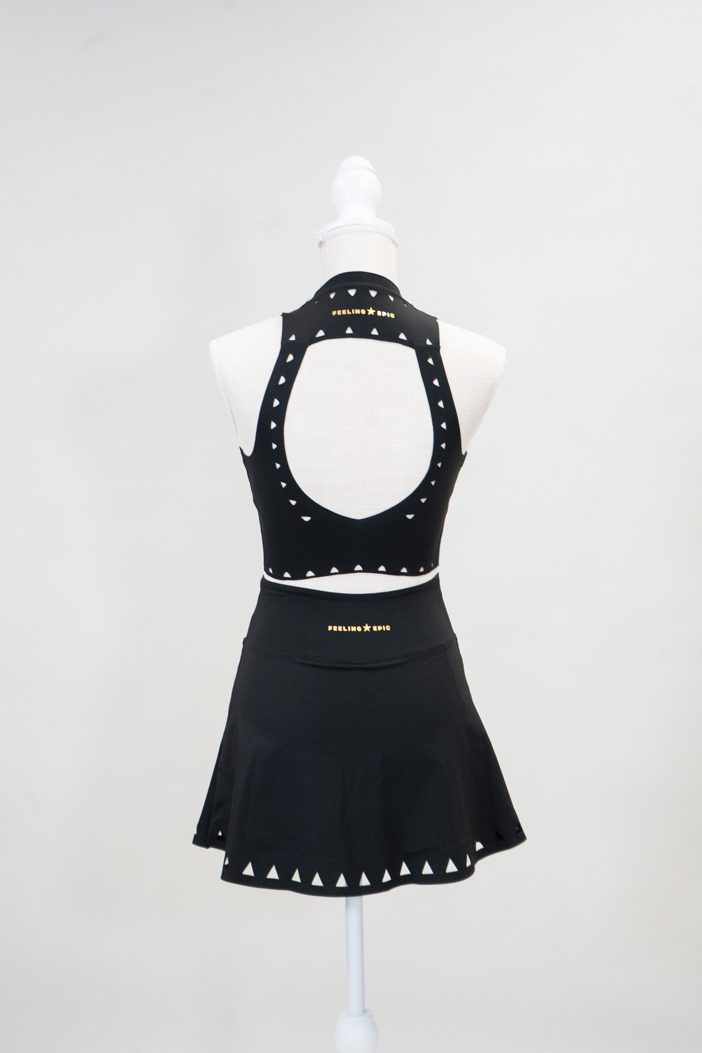 The Epic Sport Skirt Set - Black