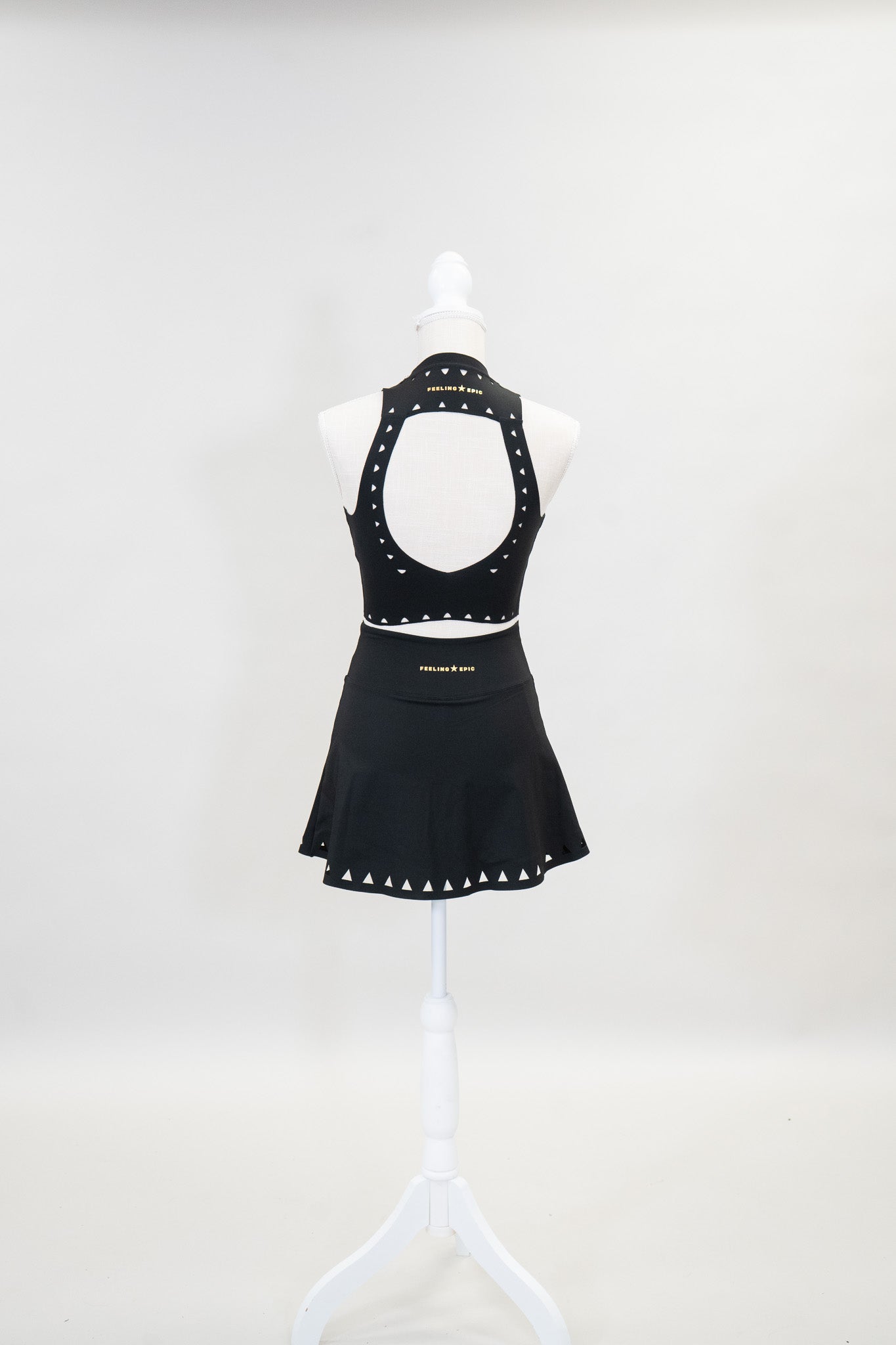 The Epic Sport Skirt Set - Black