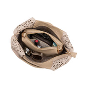 Farrow Ivory Small Vegan Leather Tote Bag