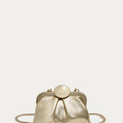 Full Circle Micro Crossbody: Warm Champagne