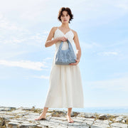 Farrow Ivory Small Vegan Leather Tote Bag