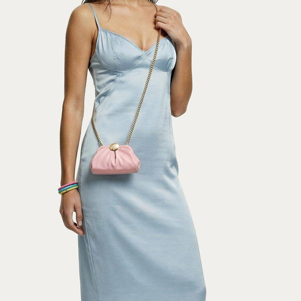 Full Circle Micro Crossbody: Ballet Pink
