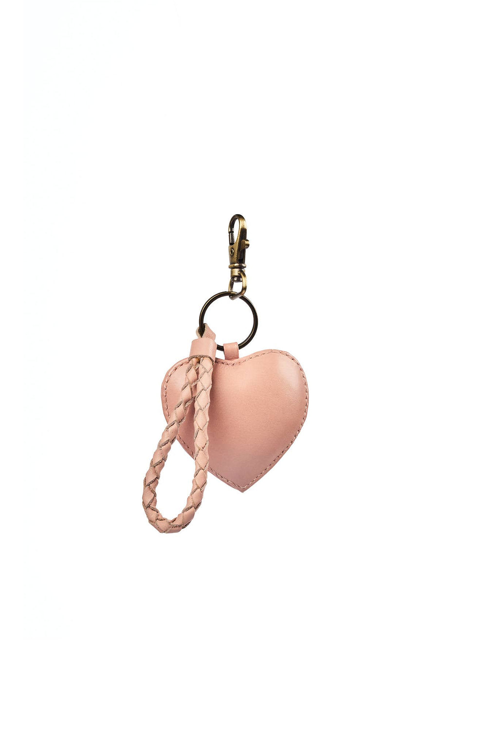 Puffy Heart Keychain - Pink