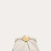 Full Circle Micro Crossbody: Chalk Crinkle