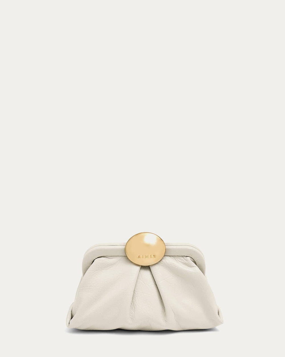 Full Circle Micro Crossbody: Chalk Crinkle