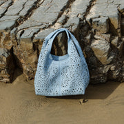 Farrow Ivory Small Vegan Leather Tote Bag