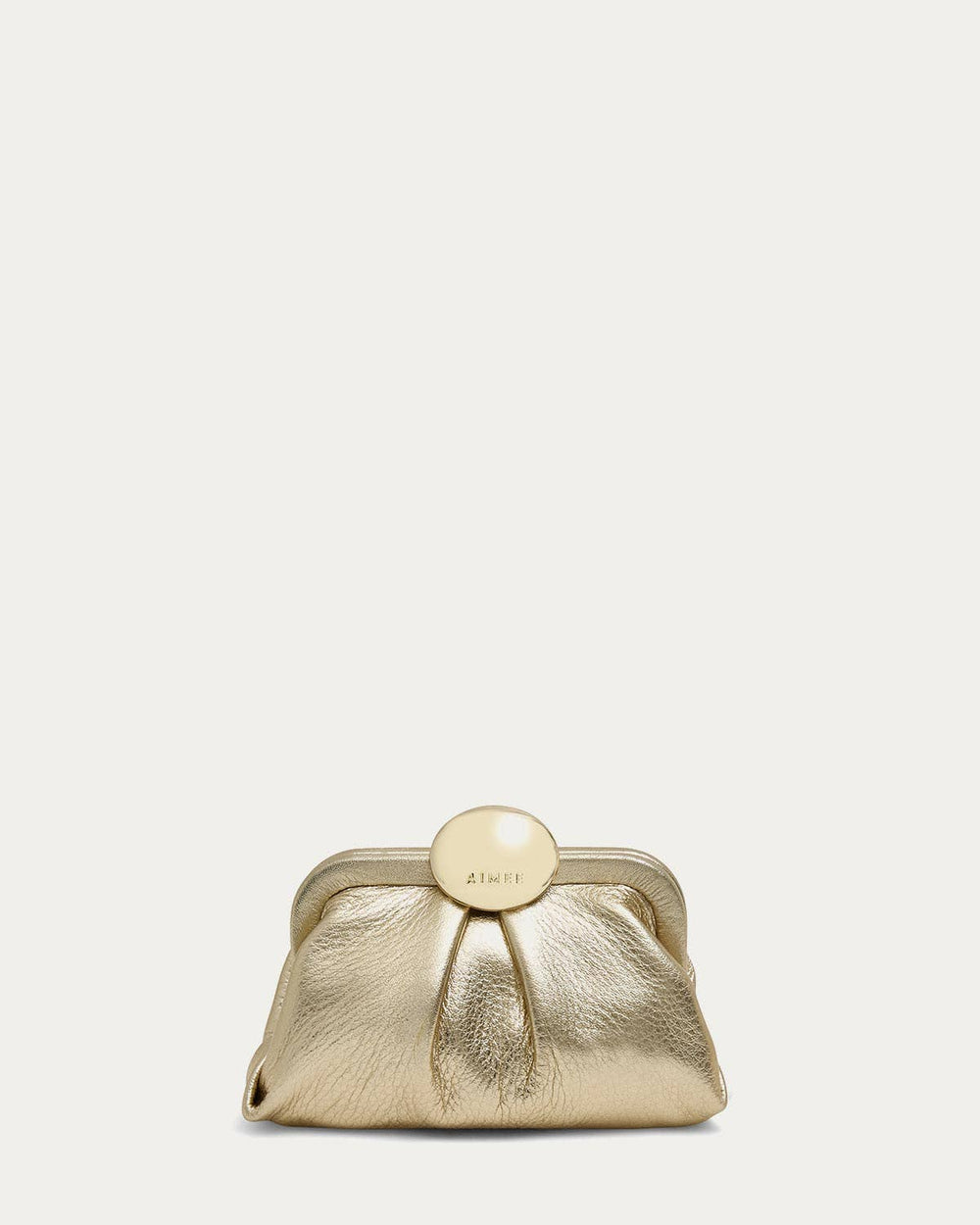 Full Circle Micro Crossbody: Warm Champagne