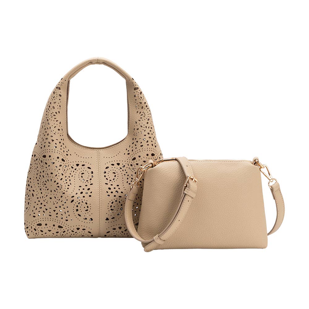Farrow Sky Small Vegan Leather Tote Bag
