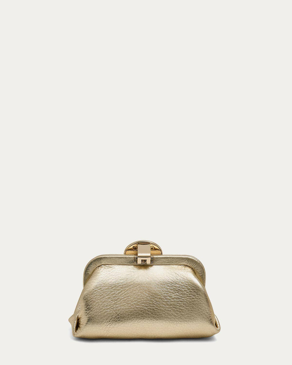 Full Circle Micro Crossbody: Warm Champagne