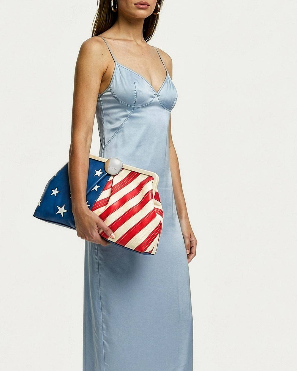 Full Circle Novelty XL Clutch: Americana Multi