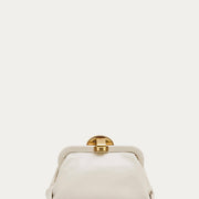 Full Circle Micro Crossbody: Chalk Crinkle