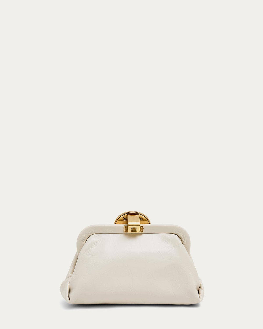 Full Circle Micro Crossbody: Chalk Crinkle