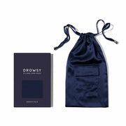 Midnight Blue Silk Carry Pouch