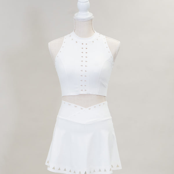 The Epic Sport Skirt Set - White