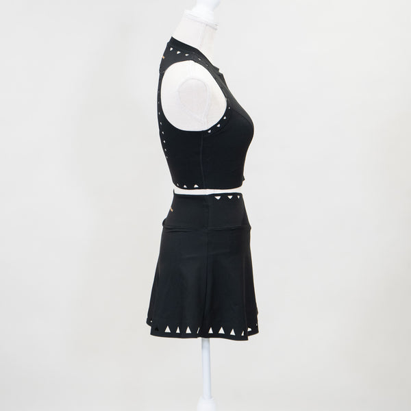 The Epic Sport Skirt Set - Black