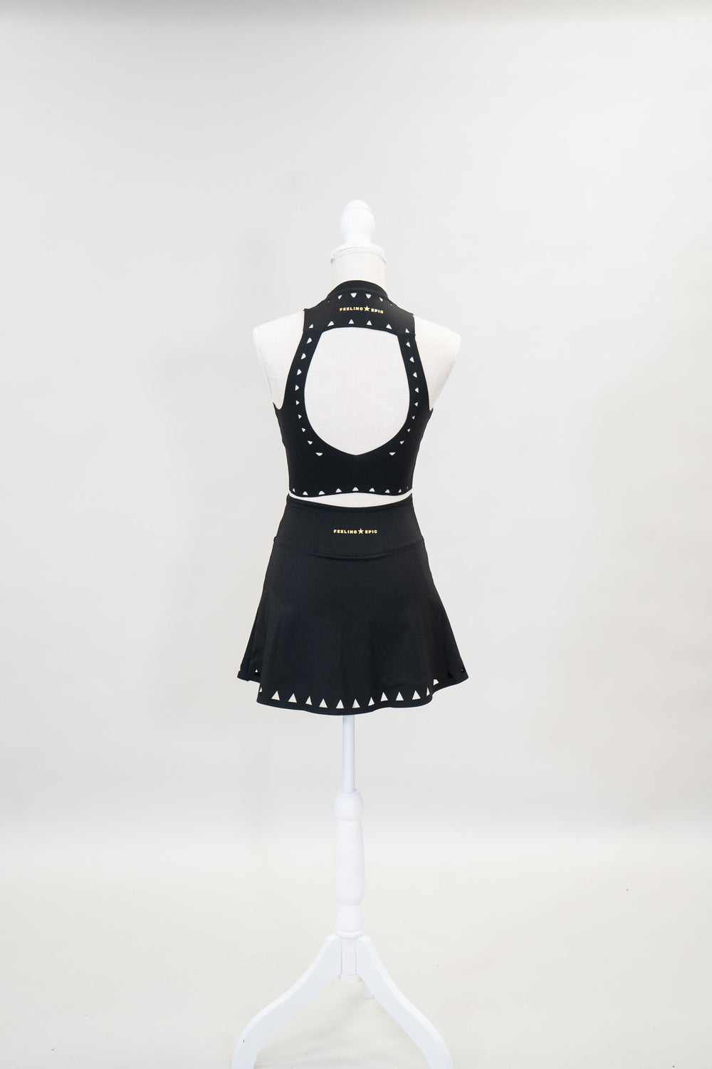 The Epic Sport Skirt Set - Black