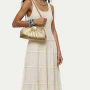 Full Circle Clutch: Warm Champagne