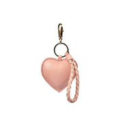 Puffy Heart Keychain - Pink