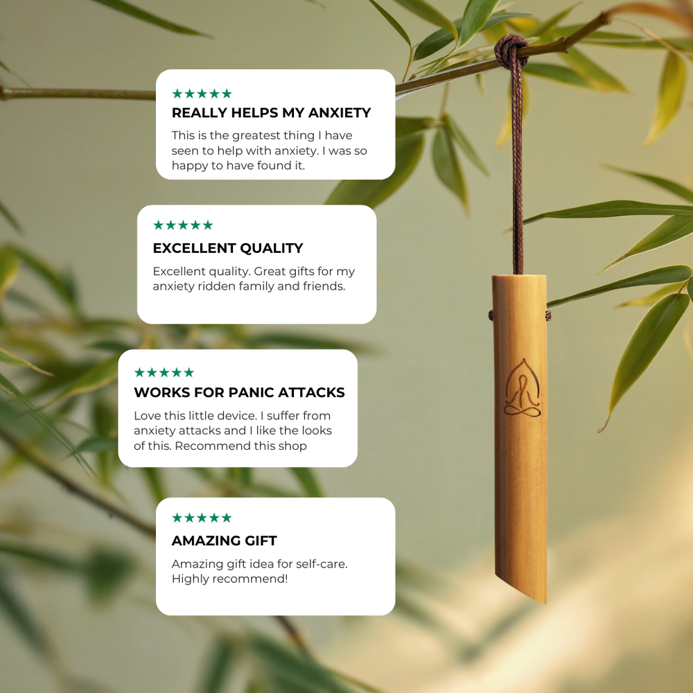 Bamboo Mindful Breathing Necklace