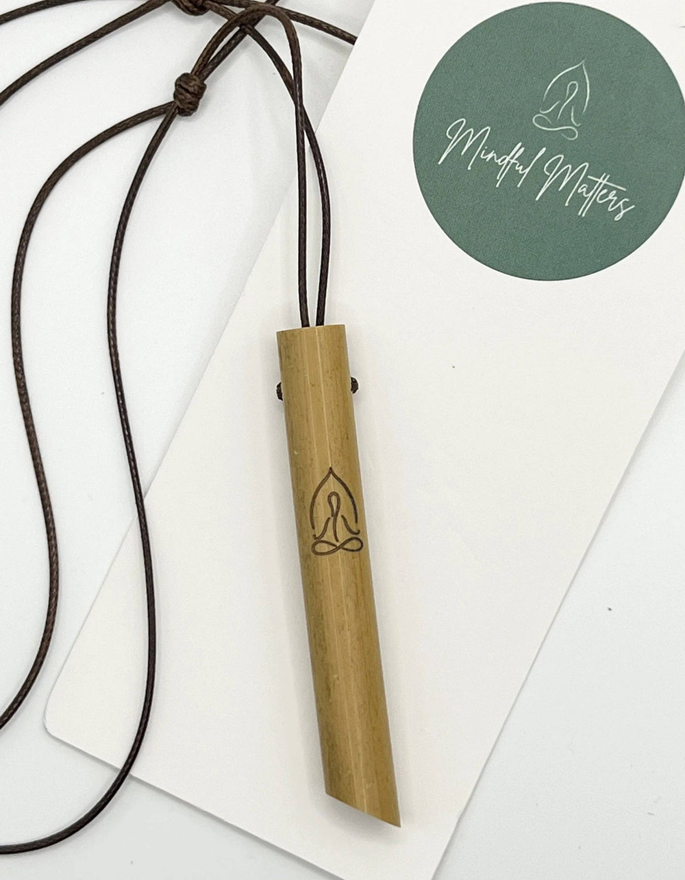 Bamboo Mindful Breathing Necklace