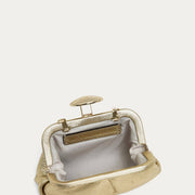 Full Circle Micro Crossbody: Warm Champagne